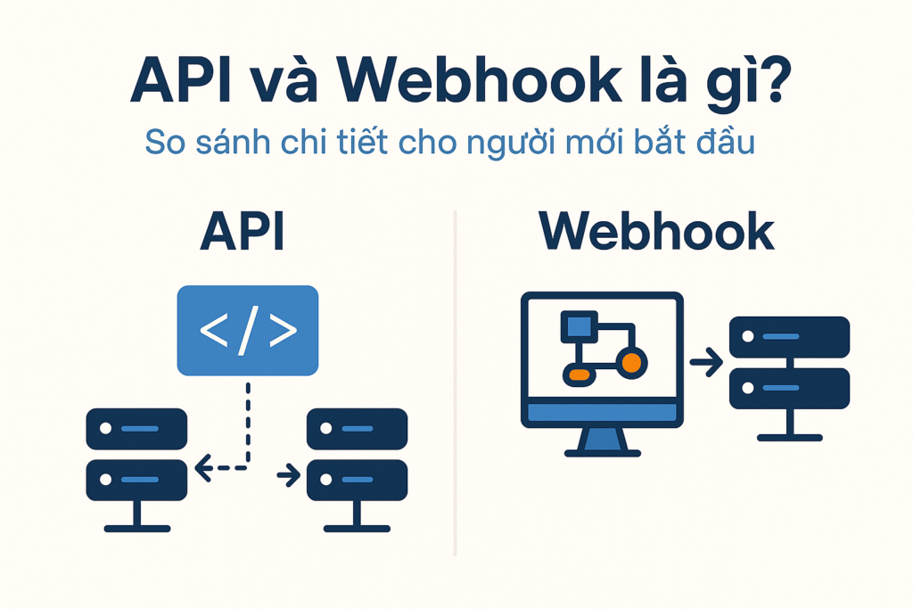API và Webhook là gì? So sánh chi tiết cho người mới bắt đầu
