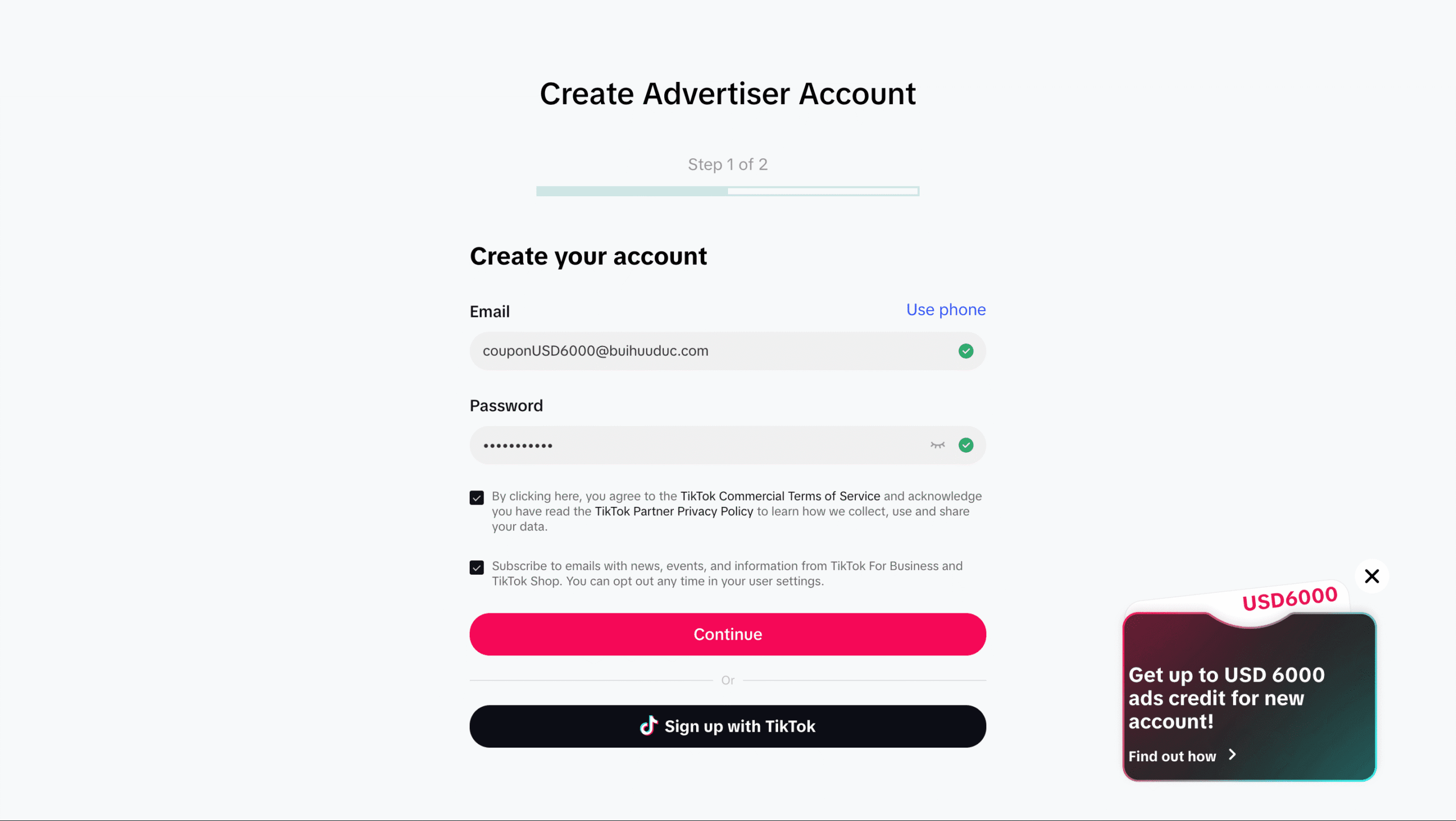 How to Get TikTok Ad Credits Up to $6000